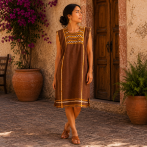 VESTIDO CAFÉ
