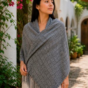 Reboso Jachun (Gris con Blanco)